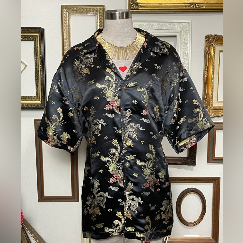 Vintage Dragon Button Down